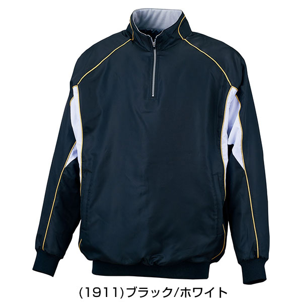 楽天市場】ZETT ゼット 中綿ハーフジップジャケット 大人 長袖 保温 中