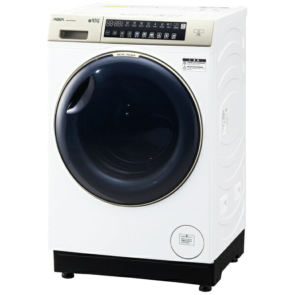 楽天ビック｜AQUA｜アクア ドラム式洗濯乾燥機 ホワイト AQW-DM10R-R(W