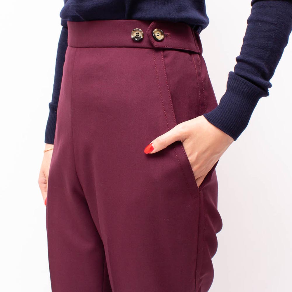 MARNI(マルニ)PAMA0132U1/TW839 ウールフレアパンツレディース 正規品