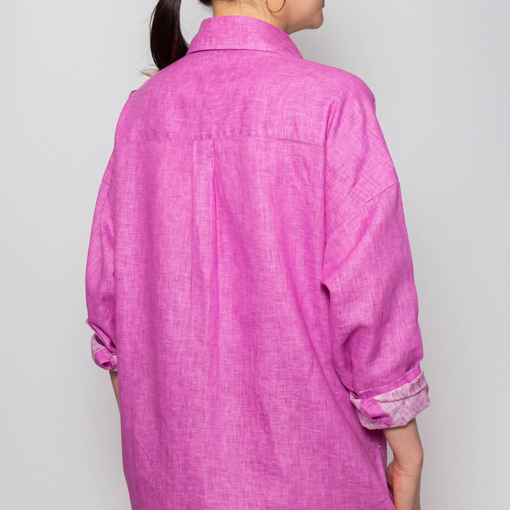 Finamore(フィナモレ)M0533D/VALE リネンシャツワンピース レディース