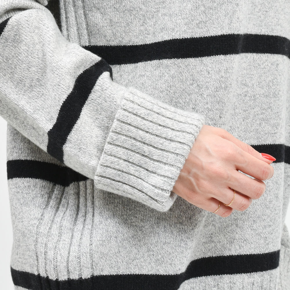 JOHN SMEDLEY(ジョンスメドレー)VERLEY 7Gカシミアウールボーダー