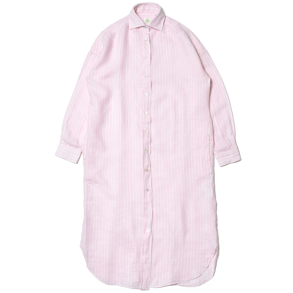 WINTER SALE】Finamore(フィナモレ)M0593/VALE1 リネン ストライプ