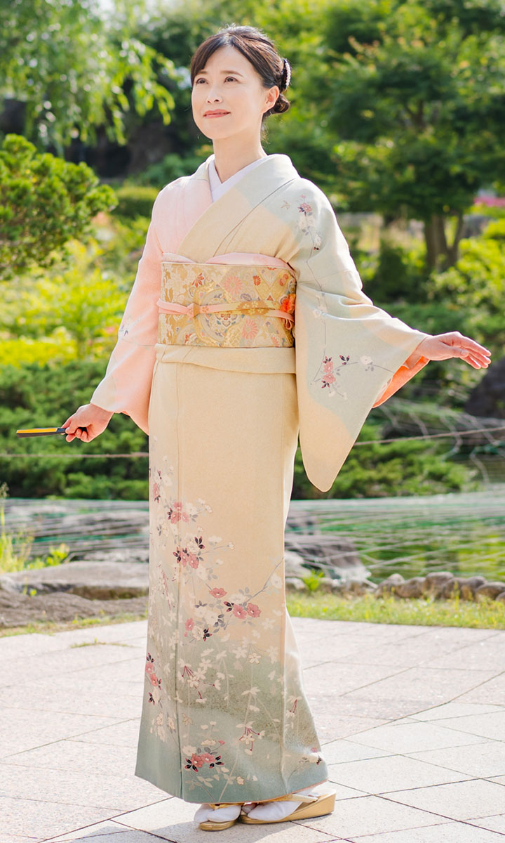 楽天市場】【レンタル】高級正絹 訪問着 フルセットレンタル 訪問着
