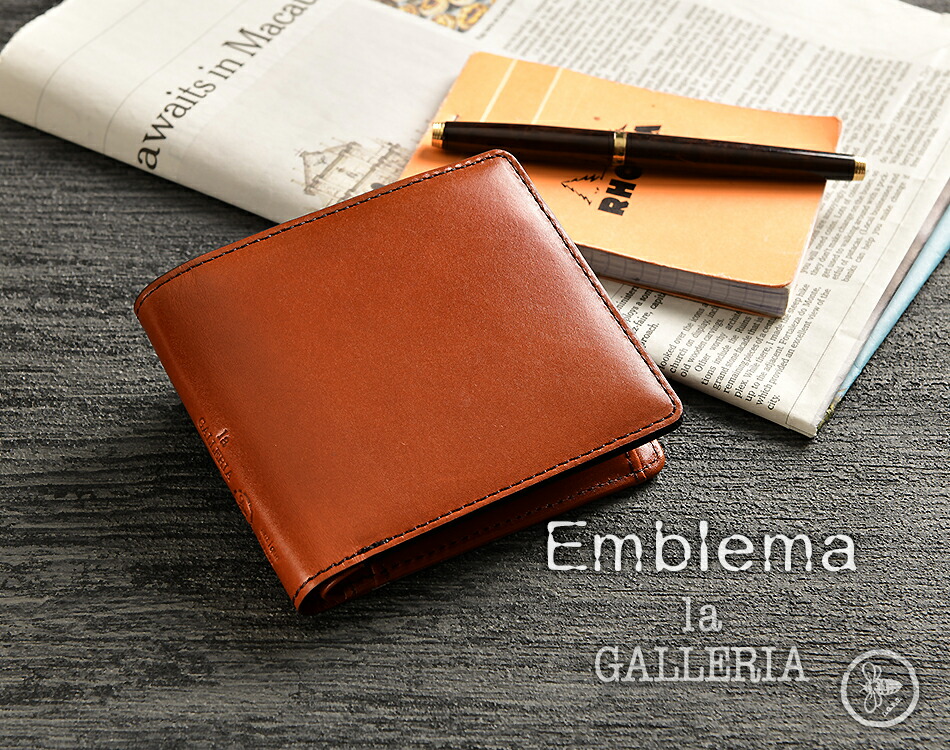 楽天市場】青木鞄 二つ折り 財布 [2081] メンズ 牛革 本革 財布