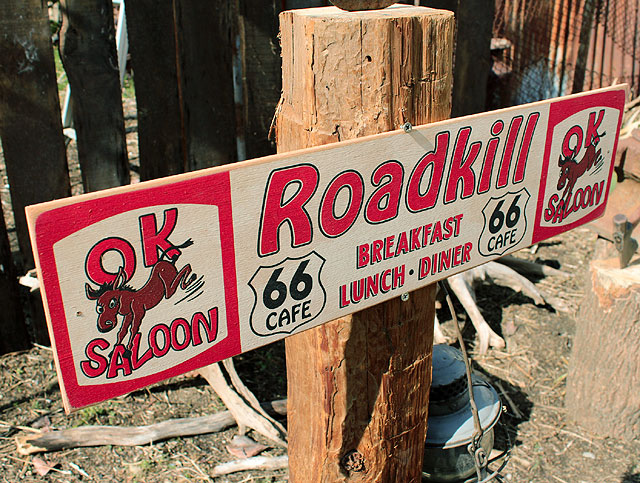 楽天市場】ルート66 ロードサイドショップ ウッドサイン （ロードキル