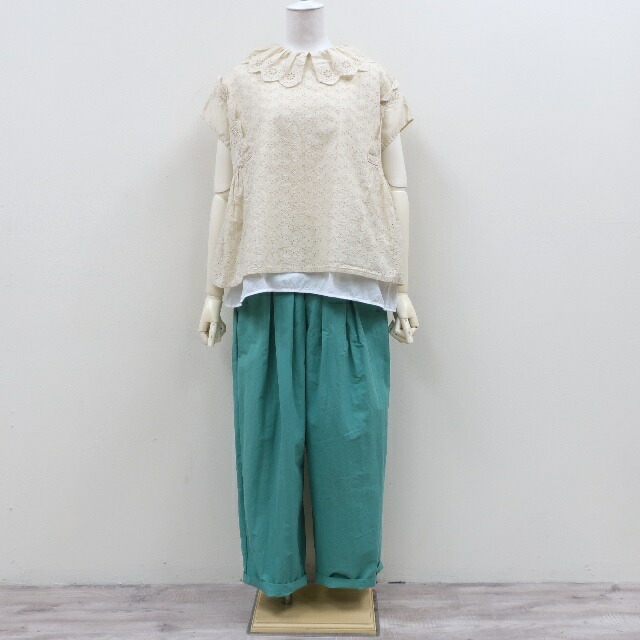 楽天市場】セールVeritecoeur LIMITEDレースカラーノースリーブ