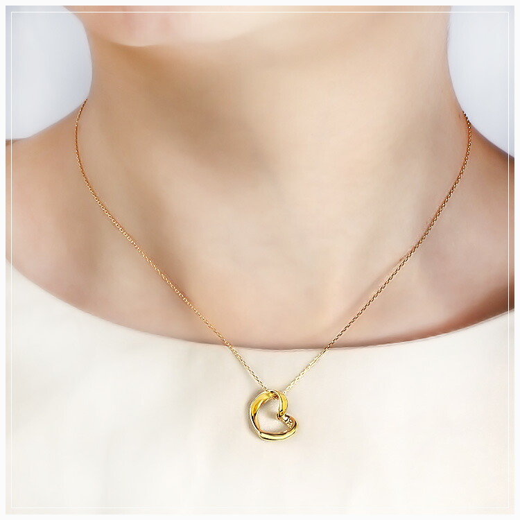 楽天市場】K18ハートペンダントトップ(14mm)(18k、18金製ペンダント