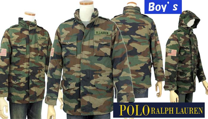 POLO ラルフローレンカモフラ ミリタリージャケット【送料無料