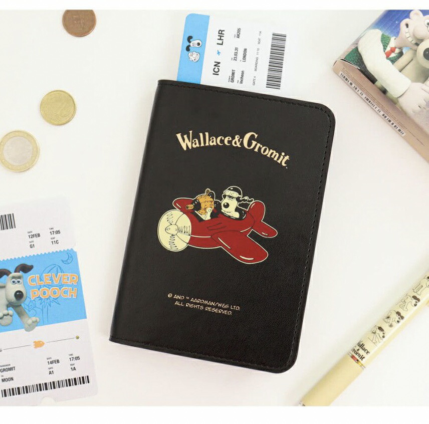 楽天市場】ウォレスとグルミット パスポート ケース グッズ 韓国限定