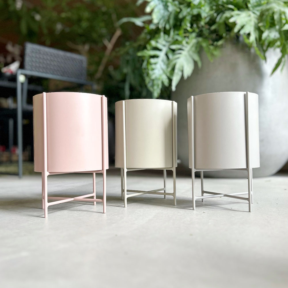 楽天市場】CLOVER(クローバー) アイアンプランターウィズスタンド Ф22