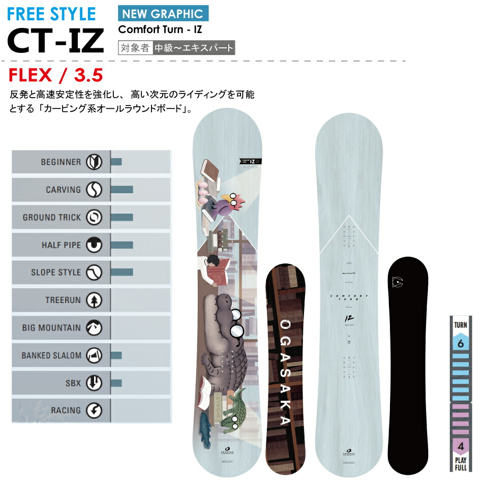 楽天市場】特典付き 25-26 OGASAKA オガサカ CT-IZ フリースタイル