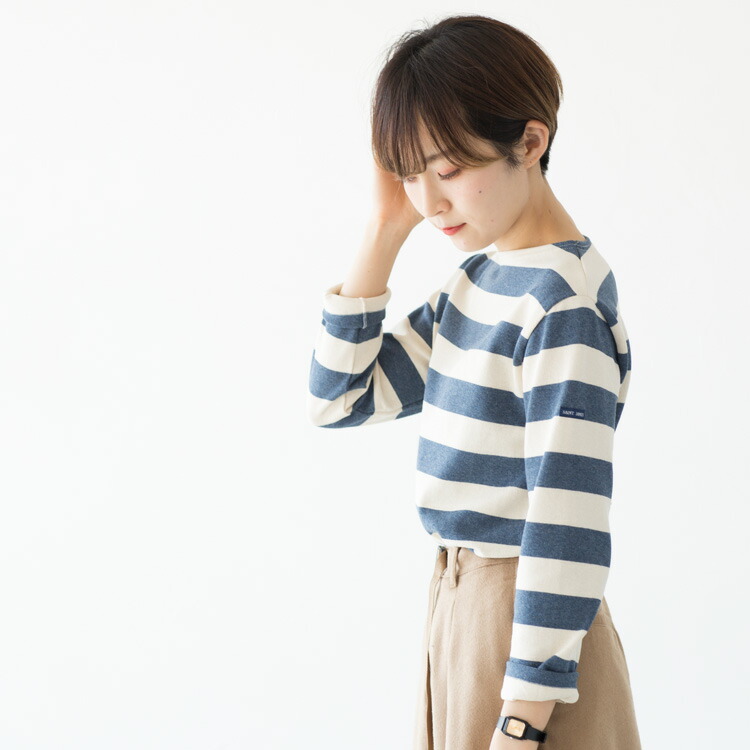 SAINT JAMES セントジェームス ボーダー poeter jonio着 SAINT JAMES