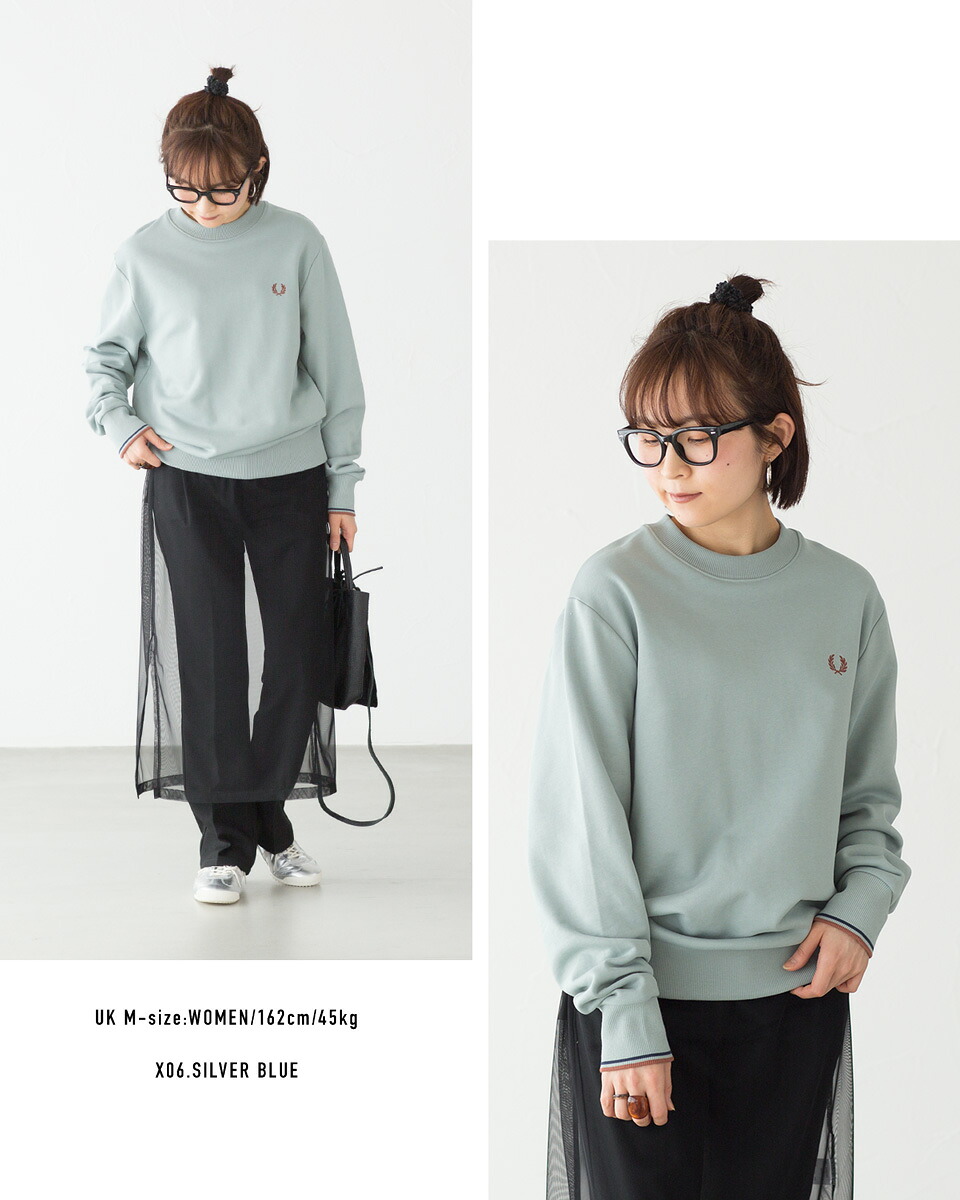 フレッドペリー FRED PERRY クルーネック スウェットシャツ M7535