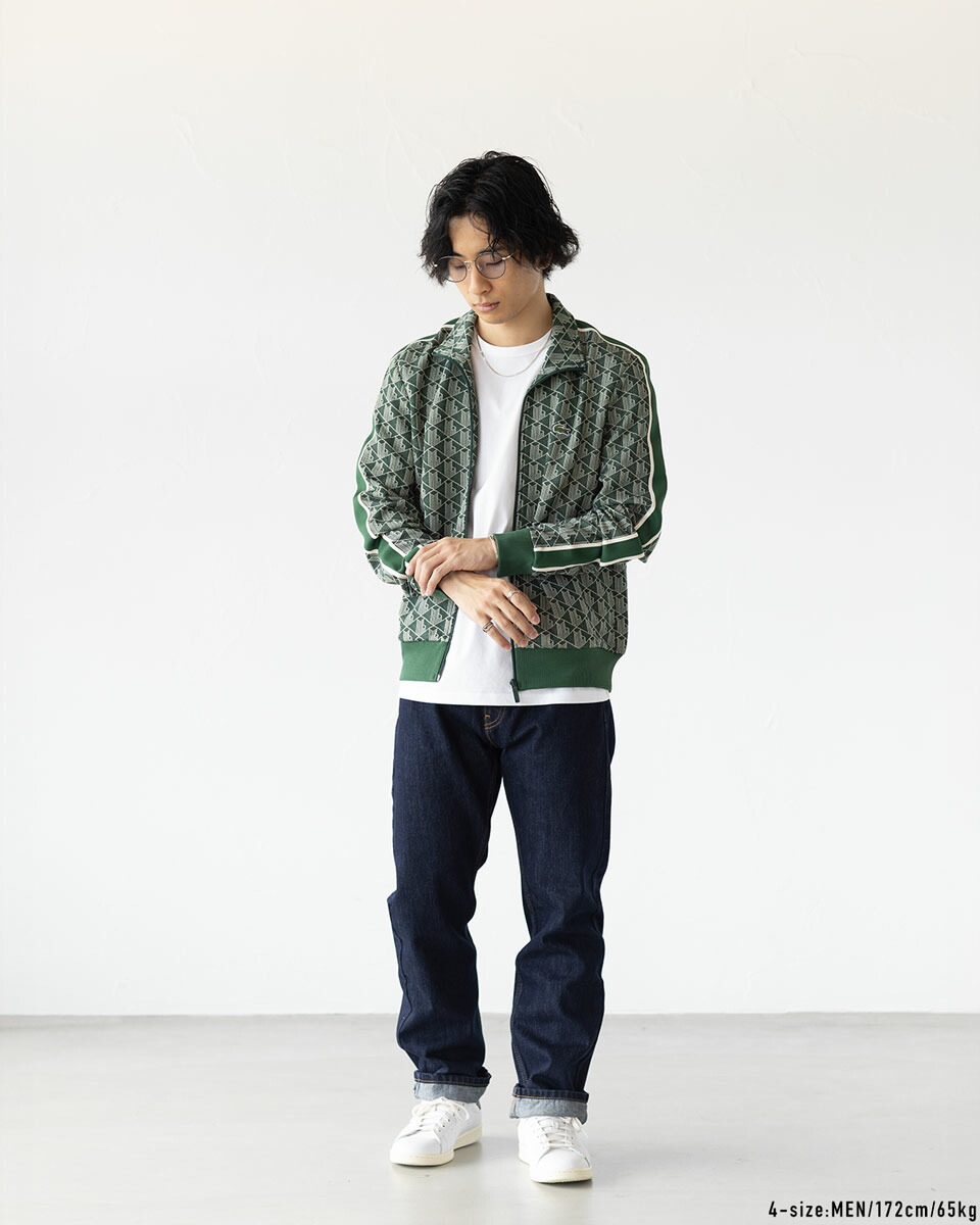 ラコステ モノグラム ジャカード トラックジャケット LACOSTE SH1368