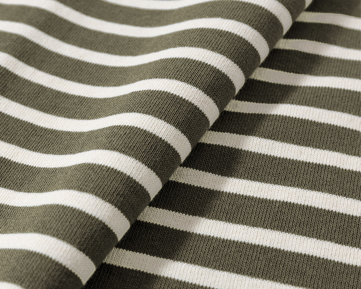 セントジェームス ウエッソン 寒色ボーダー SAINTJAMES OUESSANT