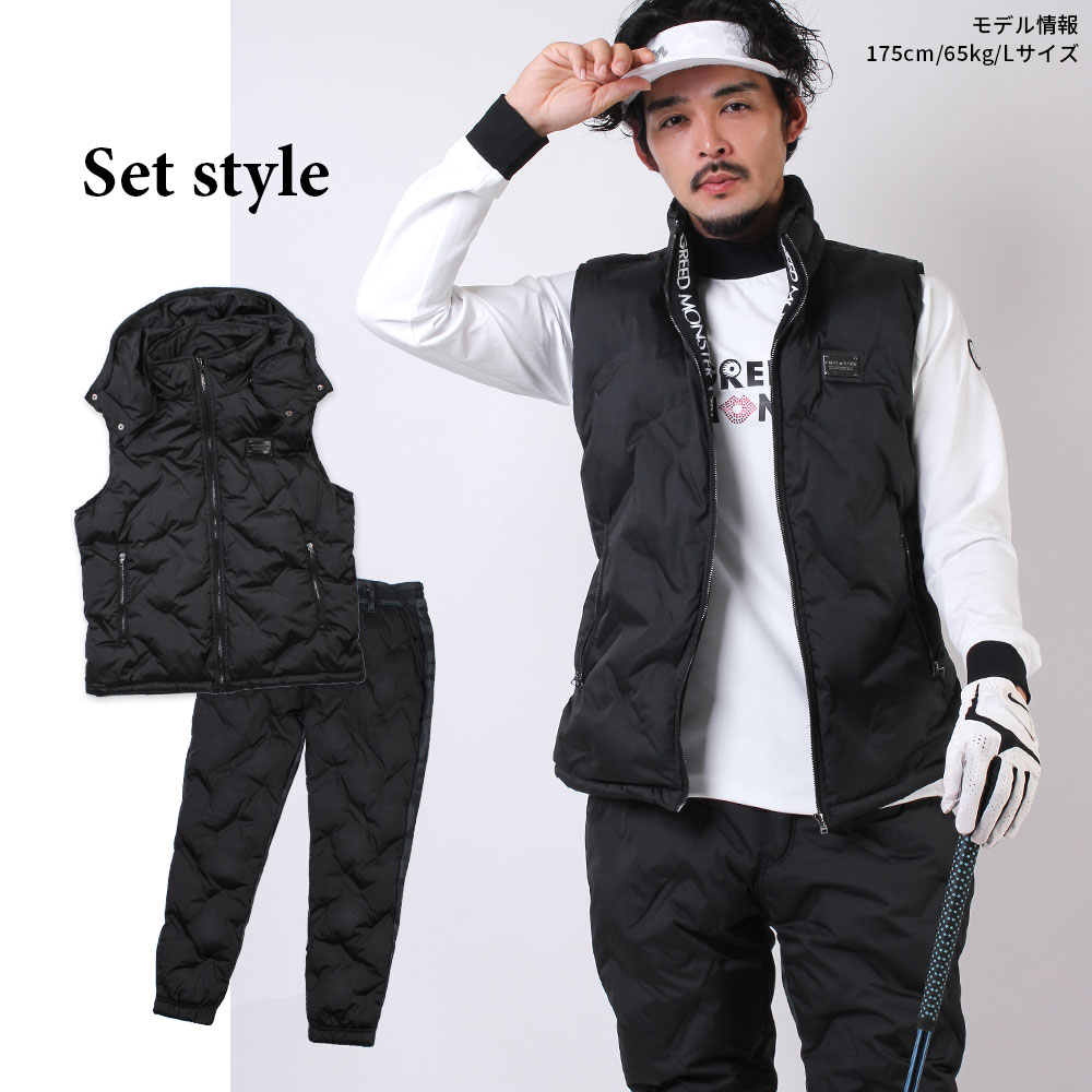 楽天市場】【送料無料】メンズ ゴルフウェア ダウンベスト 防寒 寒さ