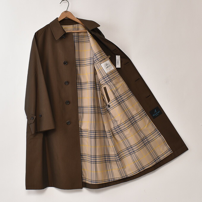 楽天市場】ANATOMICA / SINGLE RAGLAN COAT / GABARDINE / BROWN