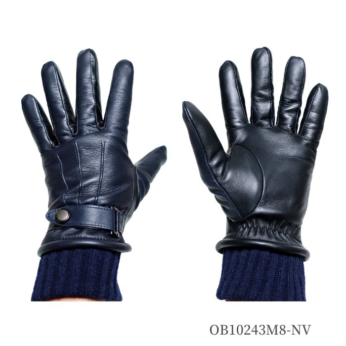 楽天市場】クーポン対象／ 手袋 羊革 メンズ ネイビー スマホ対応