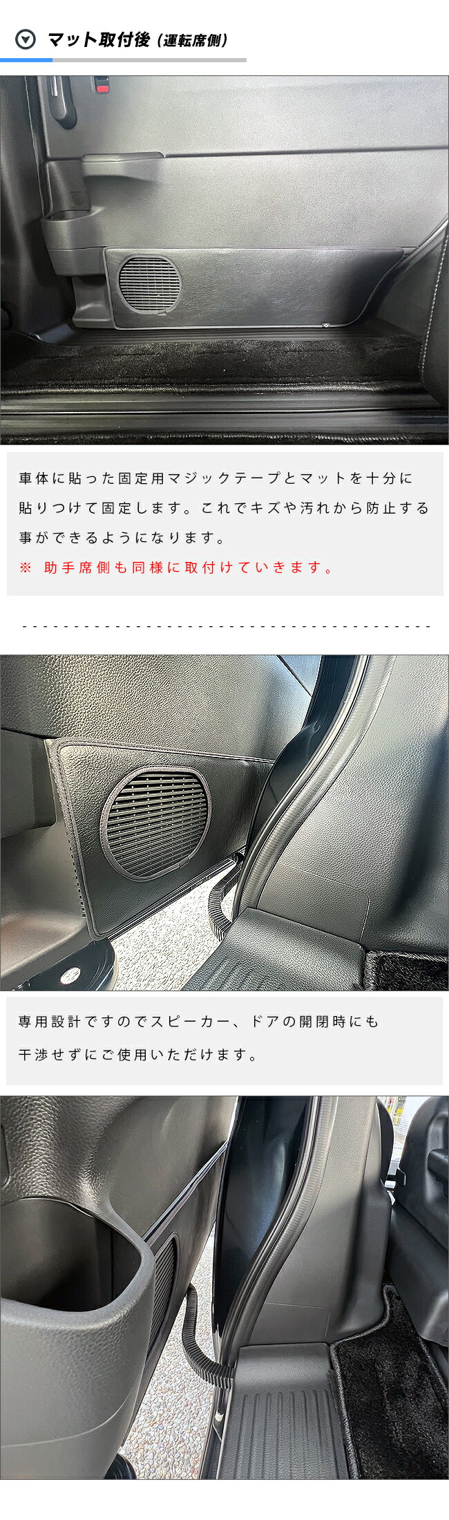 ホンダ ステップワゴン RP6 RP7 RP8 ガードマット キックガード リア