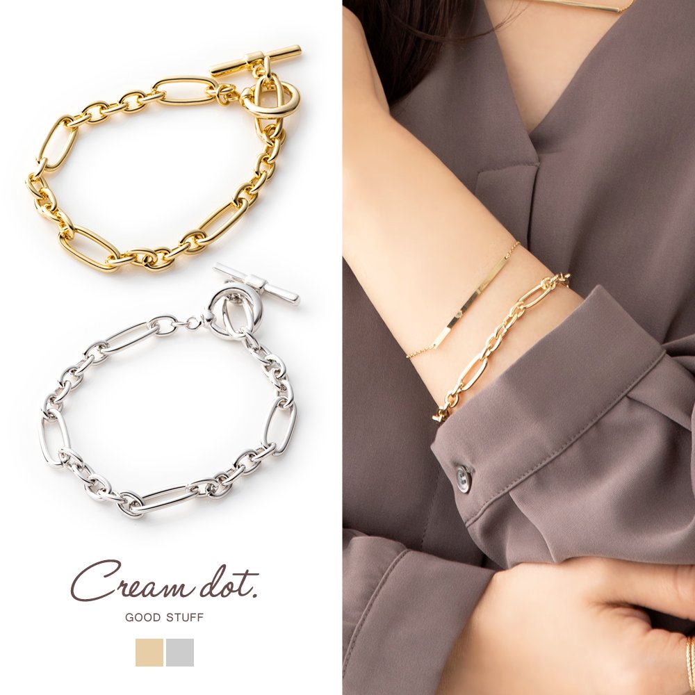 ゆうパケット】ブレスレット レディース ブランド マンテル チェーン