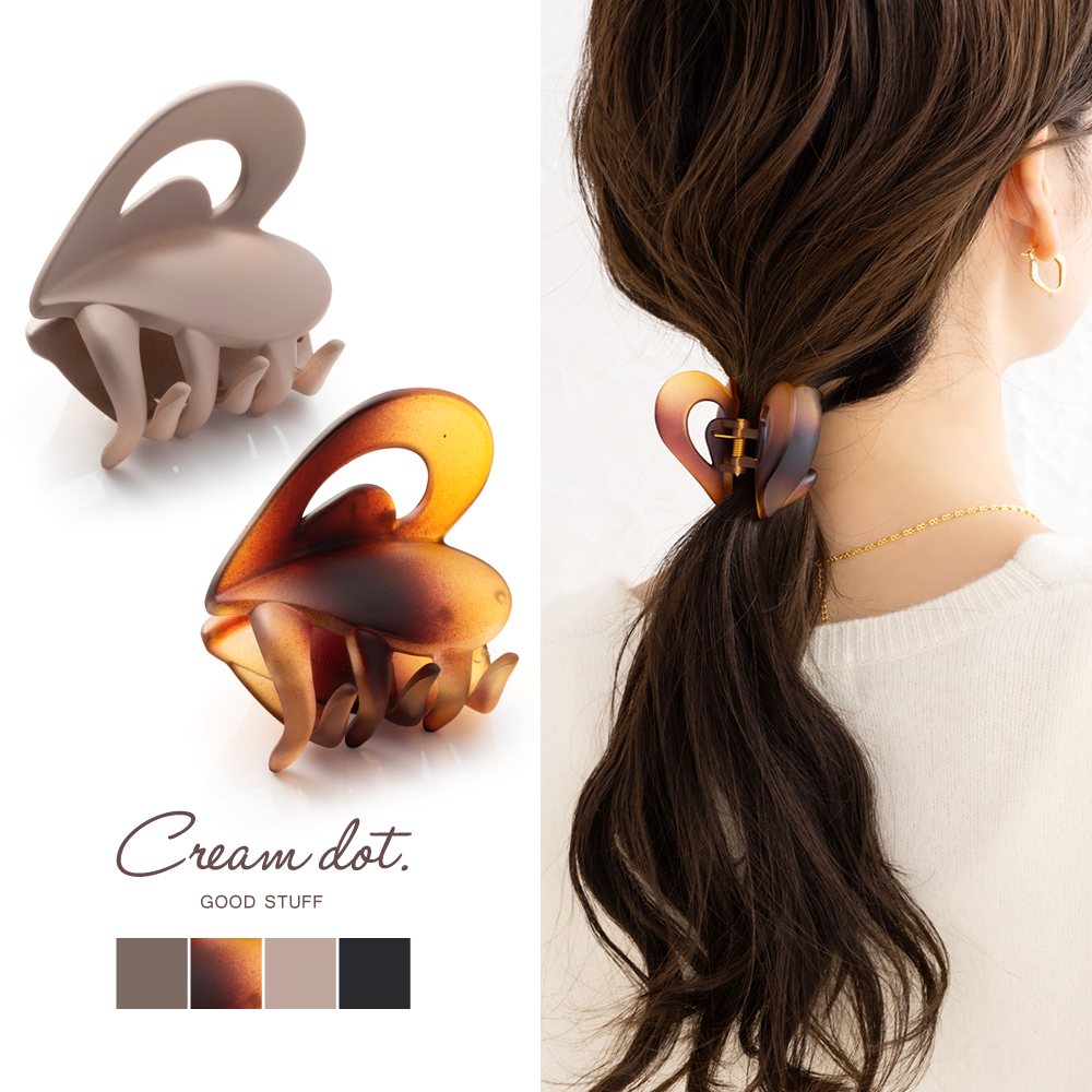 定形外郵便】バンスクリップ おしゃれ しっかり留まる ヘアクリップ