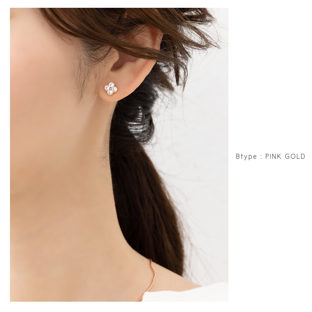 ゆうパケット】選べる ピアス イヤリング 18kコーティング レディース