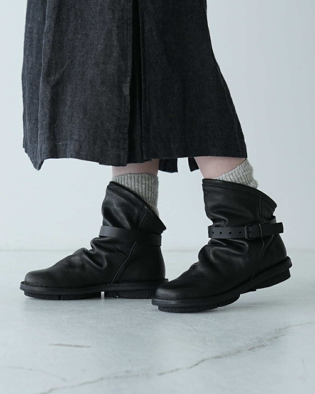 trippen（トリッペン） ボム BOMB ショートブーツ レザー シューズ