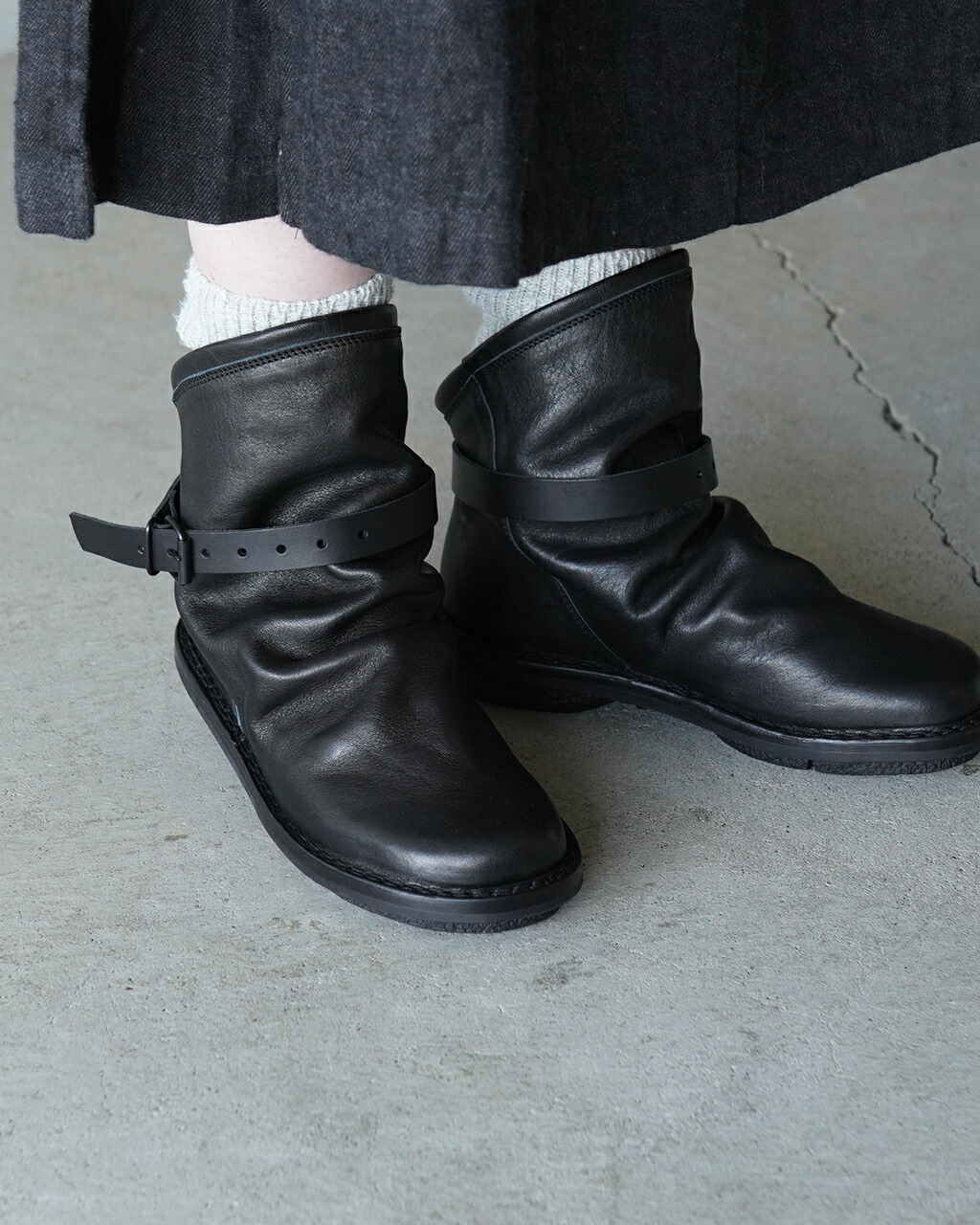 trippen（トリッペン） ボム BOMB ショートブーツ レザー シューズ