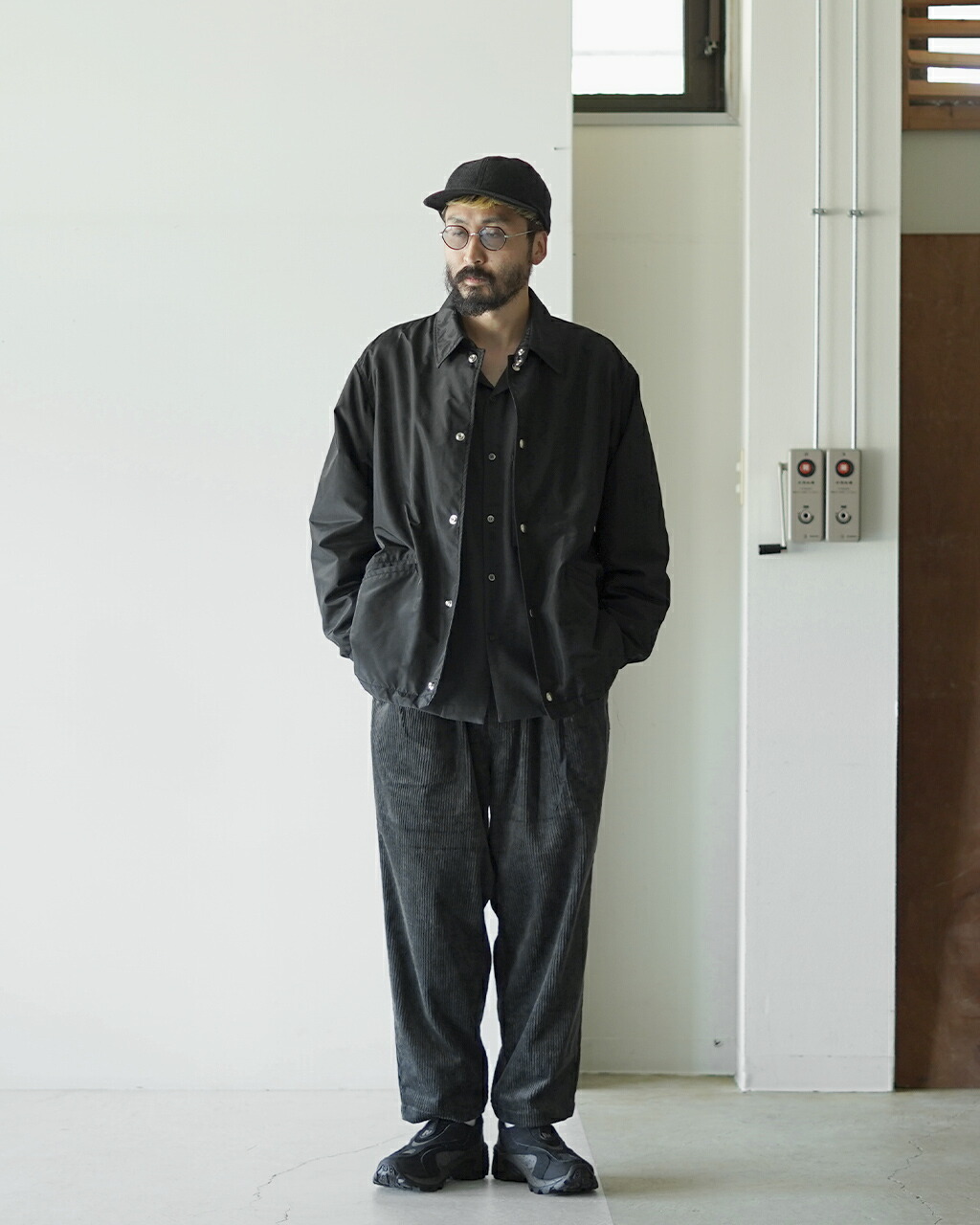 KAPTAIN SUNSHINE/Silk Poly Coach Jacket3