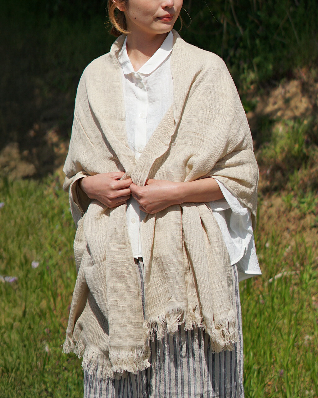 楽天市場】みやざきタオル 今治 オーガニックコットン ショール 大判