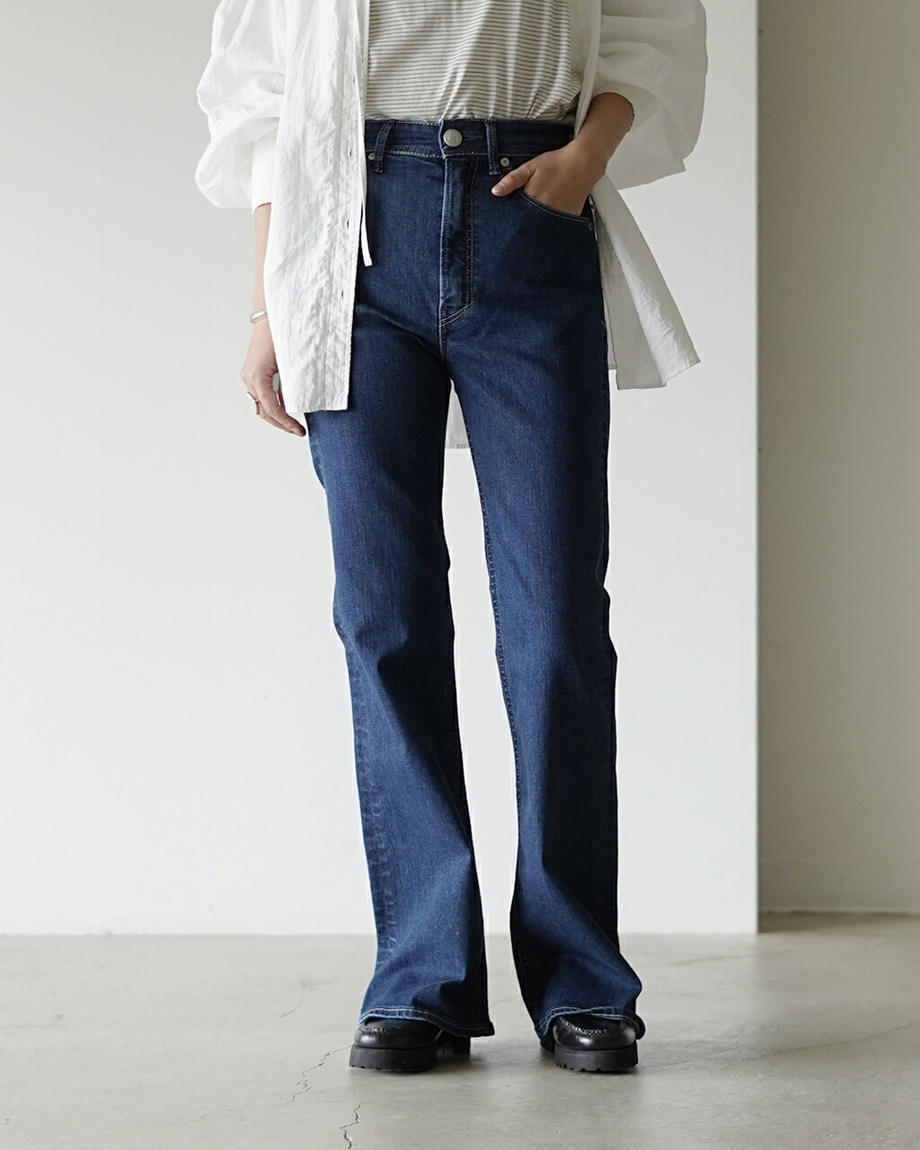 楽天市場】【スーパーSALE×P10倍】ヤヌーク YANUK ブーツカット デニム