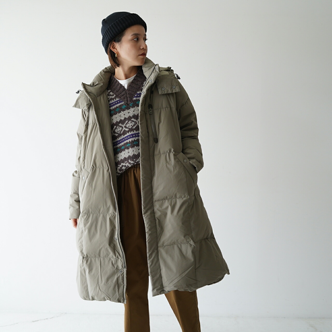 楽天市場】エフシーイー×ナンガ F/CE.×NANGA ロング ダウン フーディー