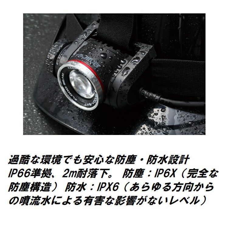 楽天市場】タジマ TAJIMA ヘッドライト ブースト時500ルーメンlm LED