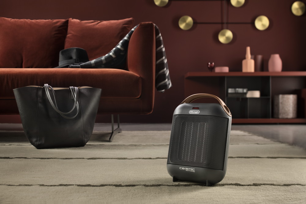 デロンギ DeLonghiセラミックファンヒーター HXU60BL12 DeLonghi(デロンギ) カプスーラ セラミックファンヒーター アイボリー