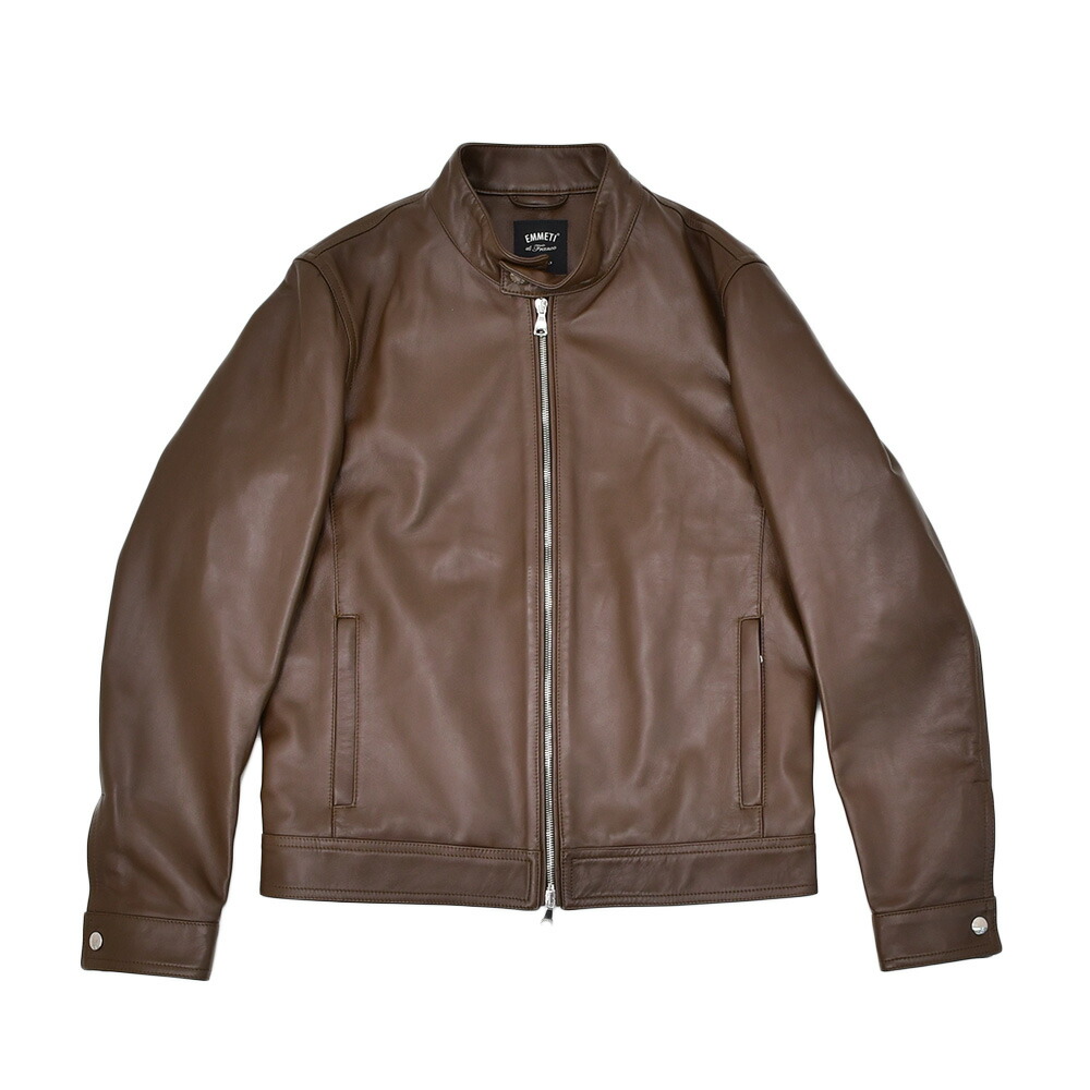 楽天市場】エンメティ EMMETI シングルライダースジャケット メンズ