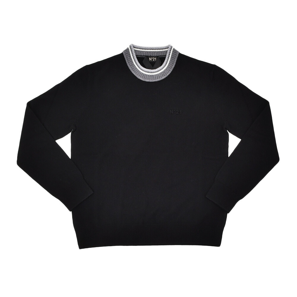 ヌメロ ヴェントゥーノ N°21 クルーネックニット メンズ 長袖セーター