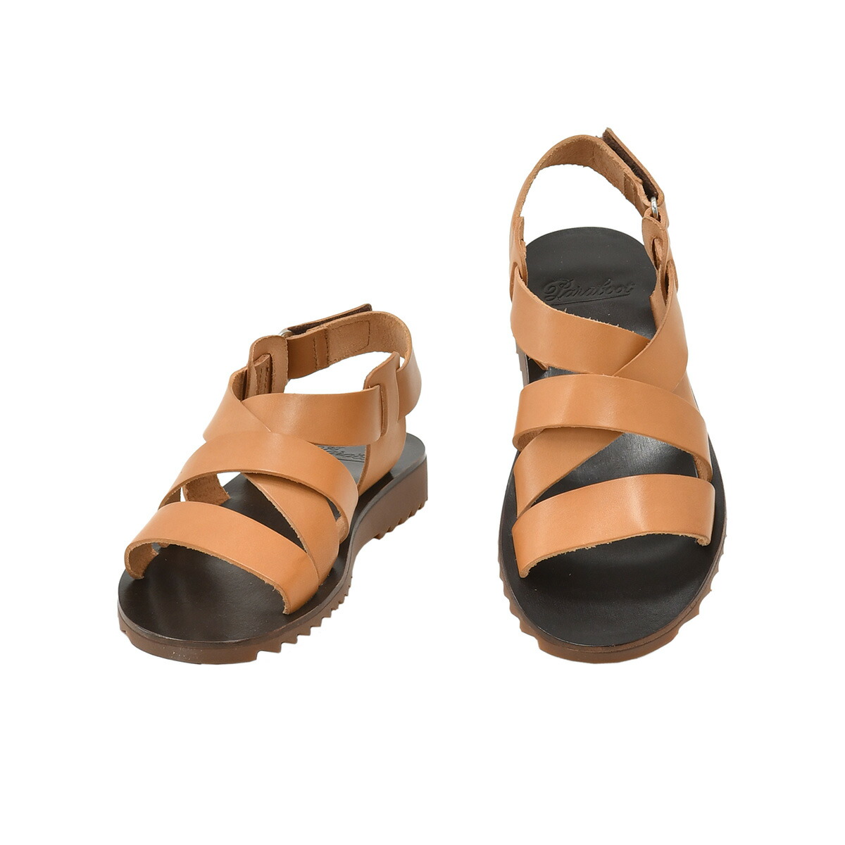 パラブーツ PARABOOT レザーサンダル メンズ ヌメア NOUMEA MIEL-VEG