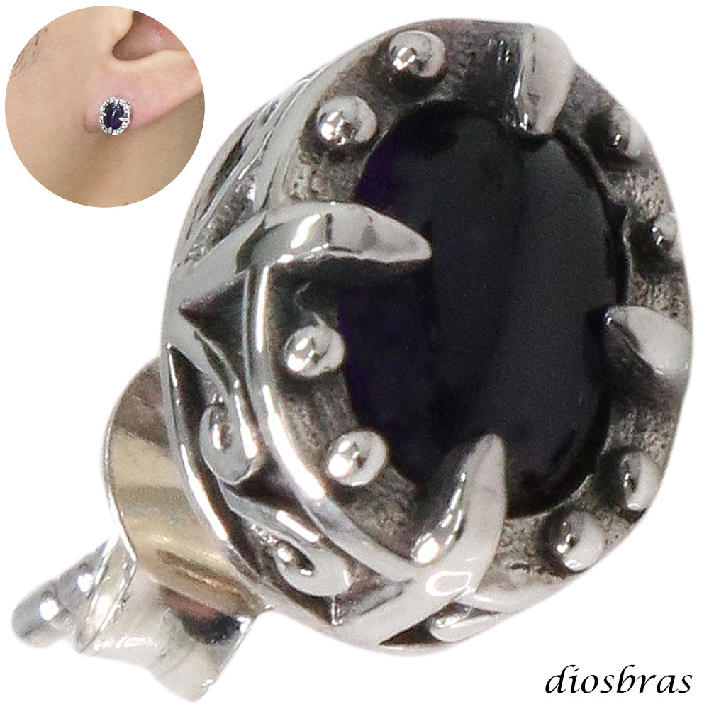 楽天市場】本物シルバー925 クロス ダガー フープ リングピアス