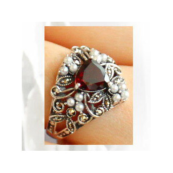 楽天市場】【スーパーセールクーポン有】【碌山】 シルバー ガーネット