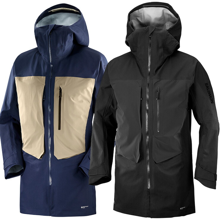 22-23 SALOMON サロモン STANCE 3L LONG JACKET M スノージャケット