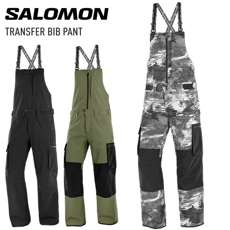 23-24 SALOMON サロモン TRANSFER BIB PANT M トランスファー