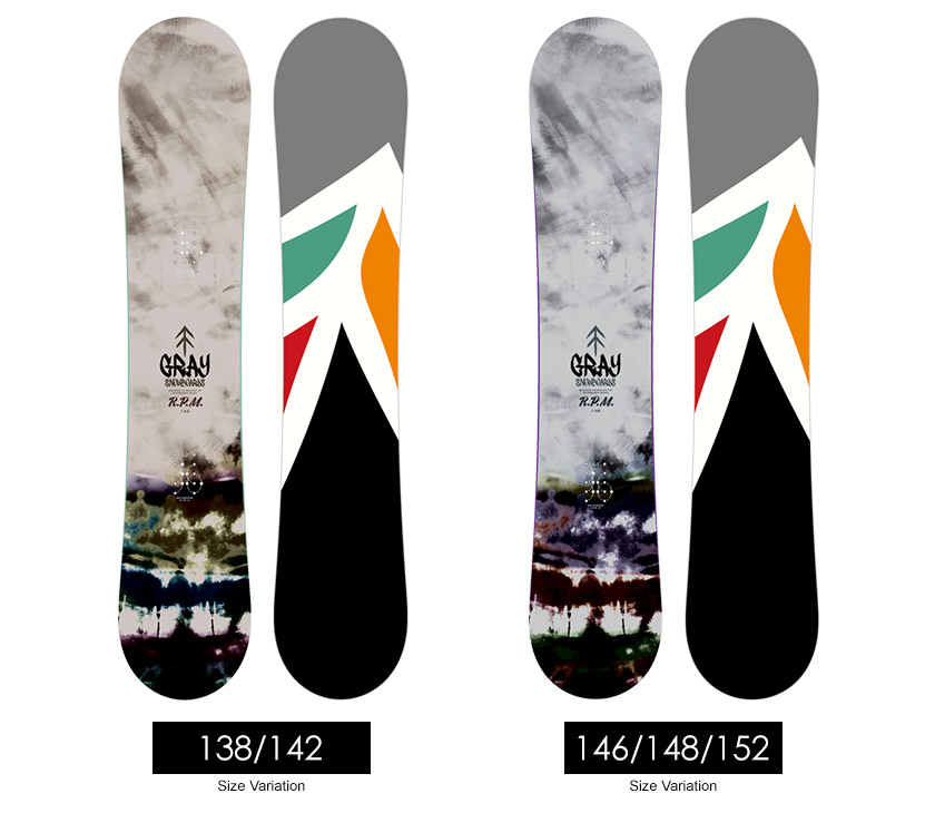 取付無料 GRAY グレイ RPM アールピーエム スノーボード ＆ RHYTHM