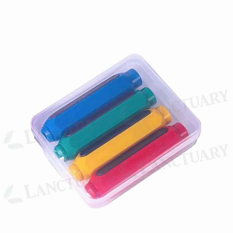 楽天市場】＼今だけ10％値引き！／ チョークホルダー4本セット 4色 手