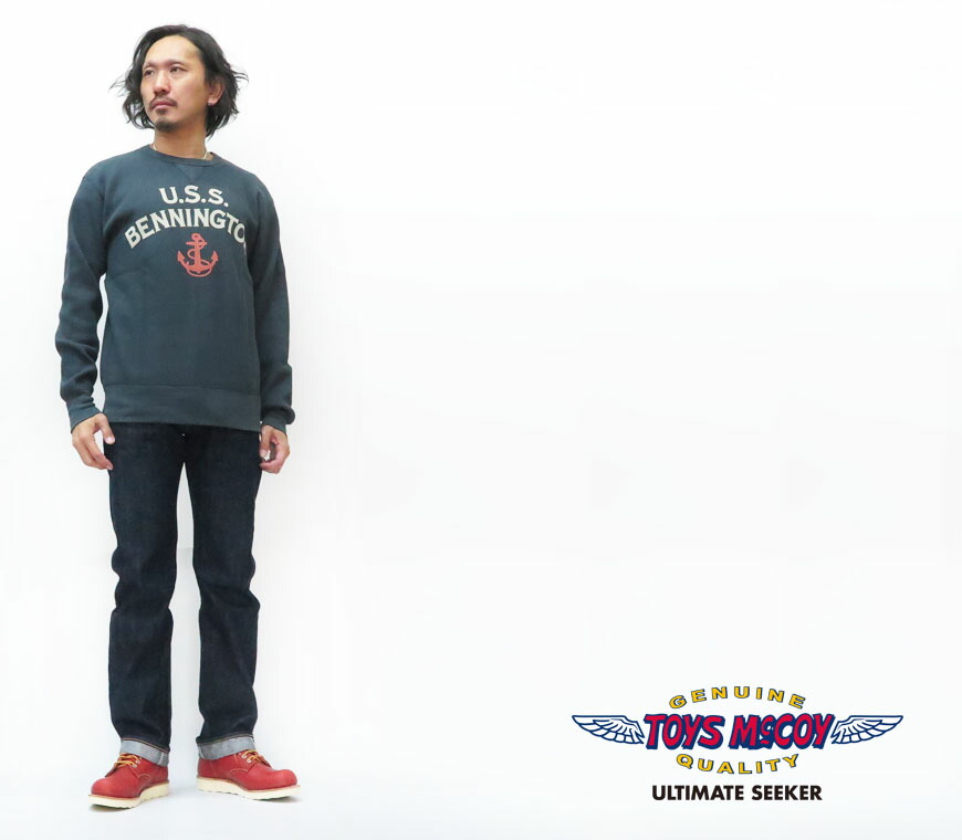 楽天市場】トイズマッコイ TOYS McCOY 長袖 ビッグワッフル Tシャツ