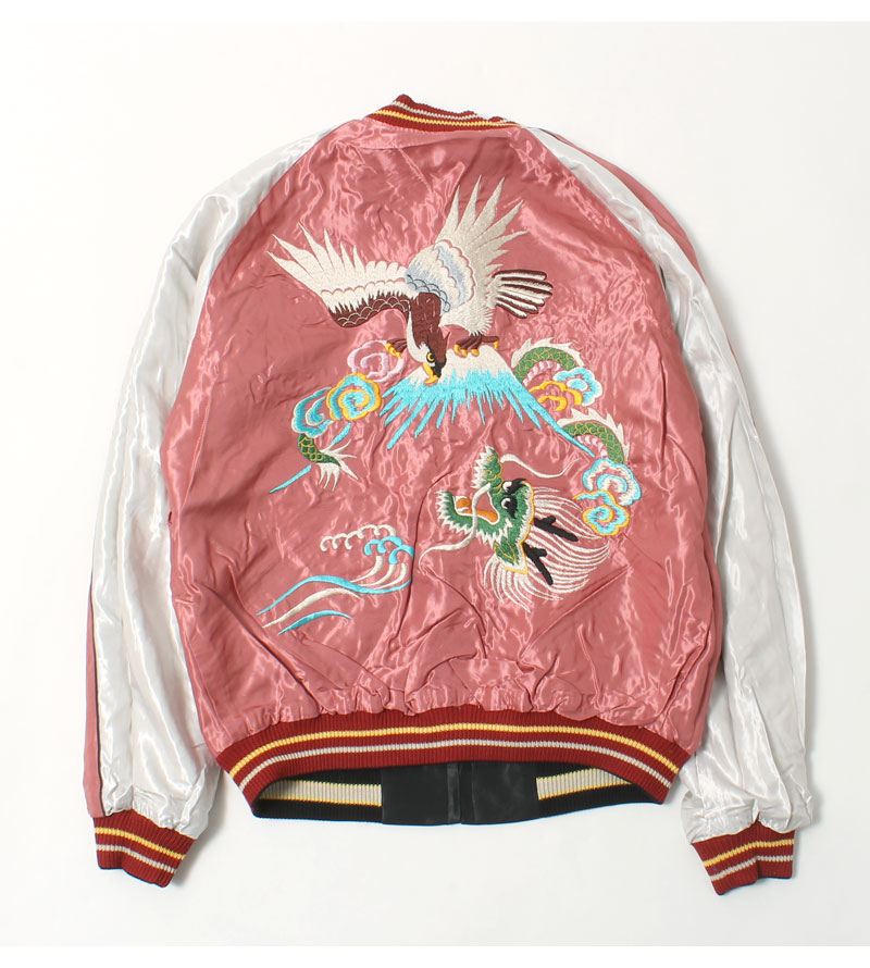 テーラー東洋(TAILOR TOYO) リバーシブルスカジャン JAPAN MAP × EAGLE