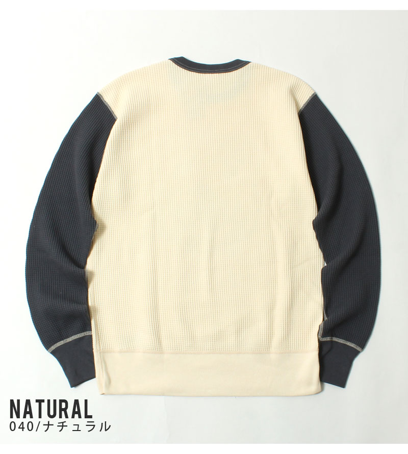 TOYS McCOY(トイズマッコイ) ビッグワッフルクルーネックロンT U.S.