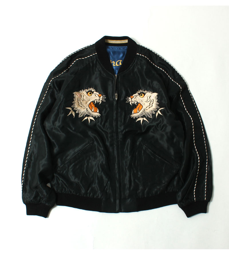 テーラー東洋(TAILOR TOYO) 刺繍リバーシブルスカジャン WHITE TIGER