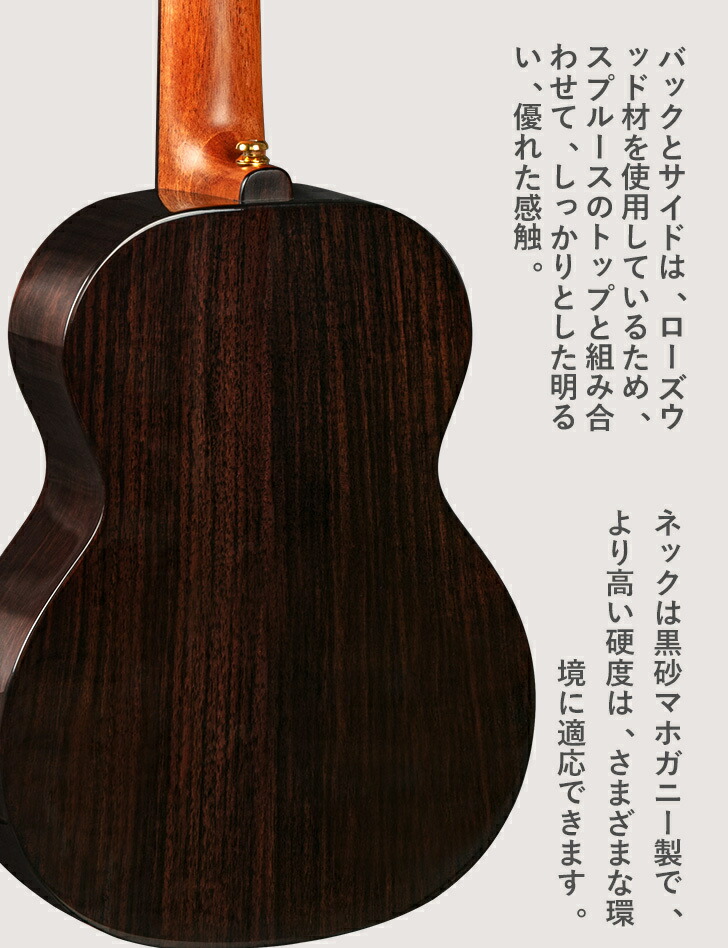 楽天市場】Enya EUT-S1 テナー ウクレレ 全単板 スプルーストップ