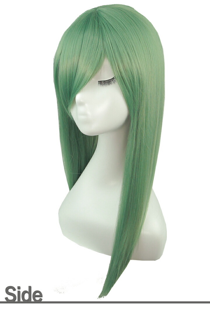 NEW】コスプレウィッグ（ライトロング）【オパールグリーン(MX-004)】