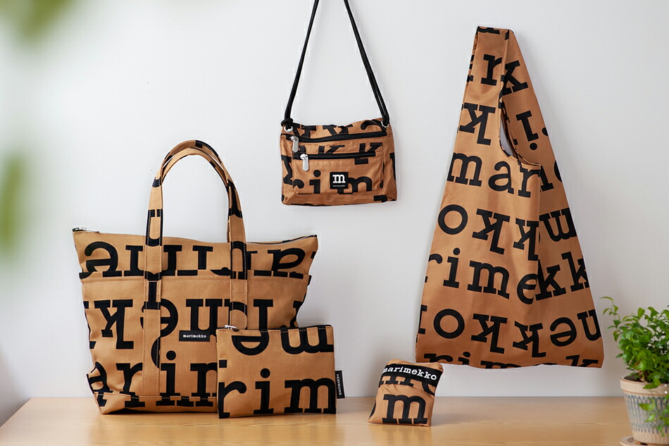 楽天市場】ミニマツクリ トートバッグロゴ ブラウン×ブラック